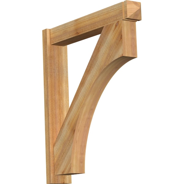 Ekena Millwork Westlake Arts & Crafts Rough Sawn Outlooker, Western Red Cedar, 6"W x 34"D x 38"H OUT06X34X38WTL03RWR - main